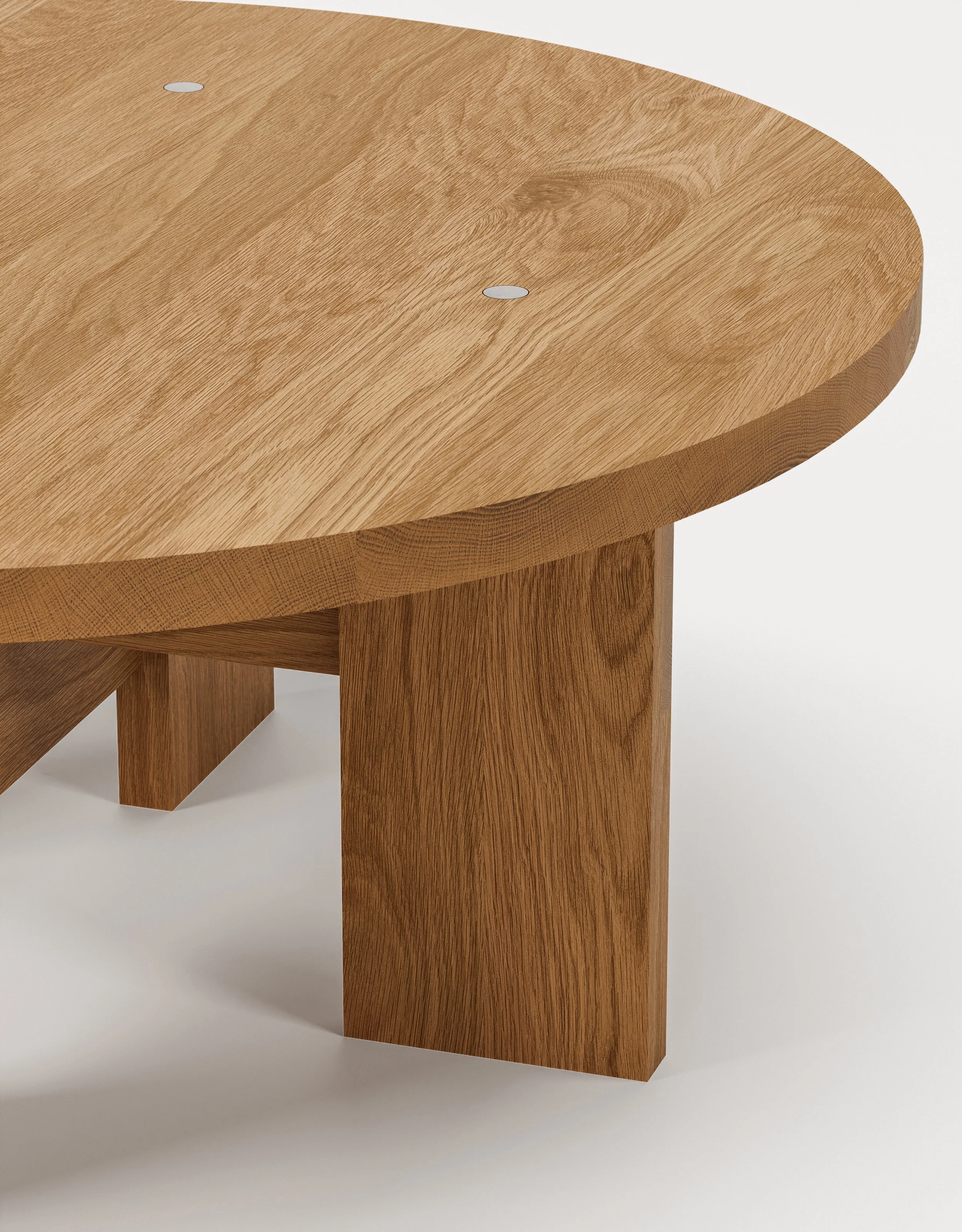 Mio Coffee Table - Solid Oak Ø90 Round — Thorup Copenhagen